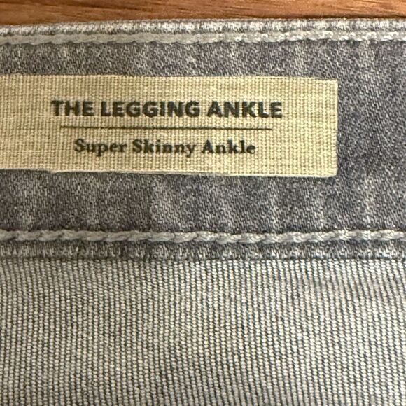 Adiano Goldschmied Gray Distressed Super Skinny Legging Ankle Jeans. - Picture 8 of 11